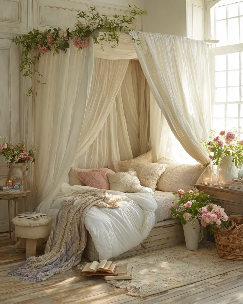 Warm French Country Bedroom Decor Ideas