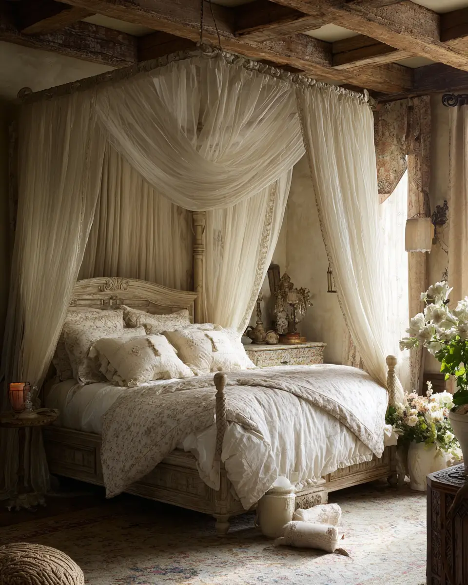 Warm French Country Bedroom Decor Ideas