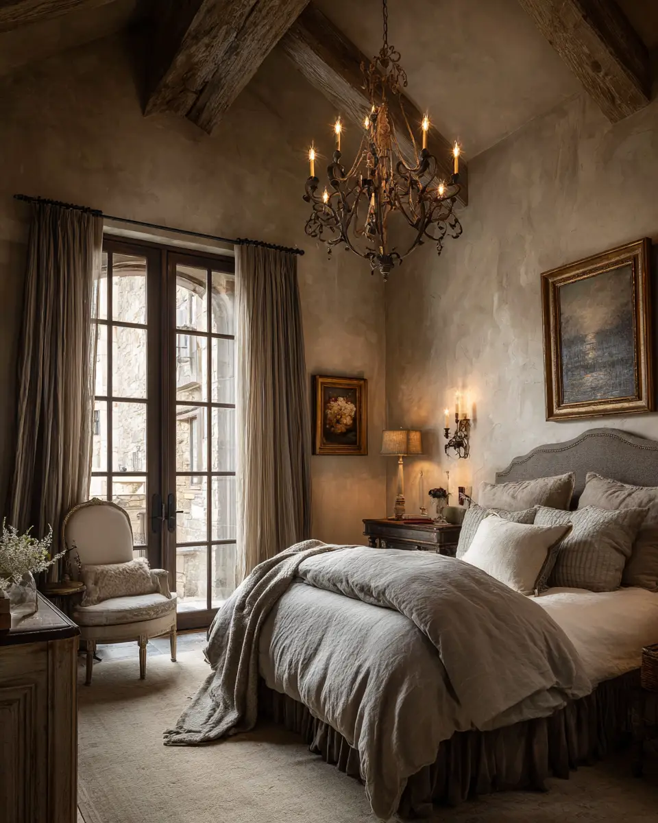 Warm French Country Bedroom Decor Ideas
