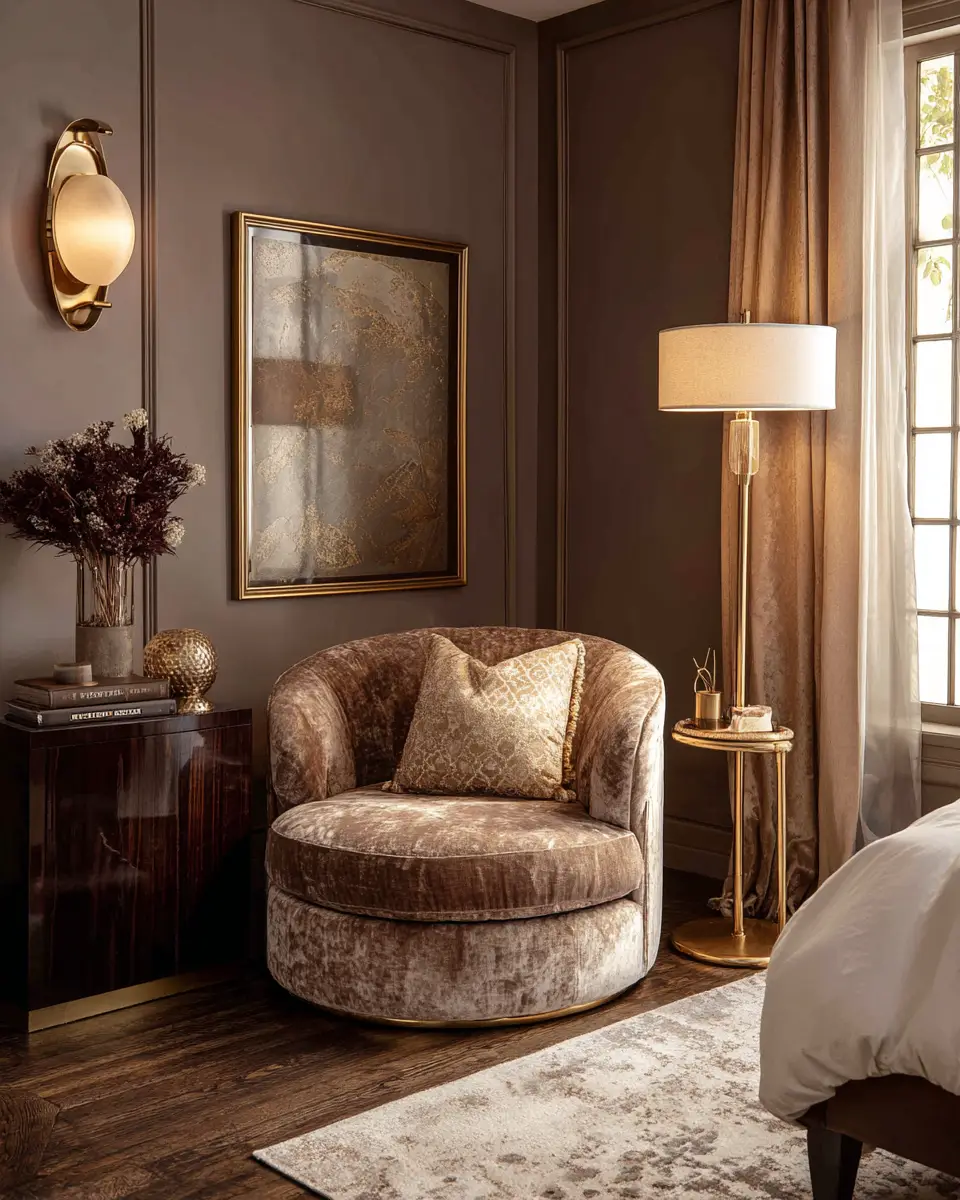 Warm Glam Bedroom Decor Ideas