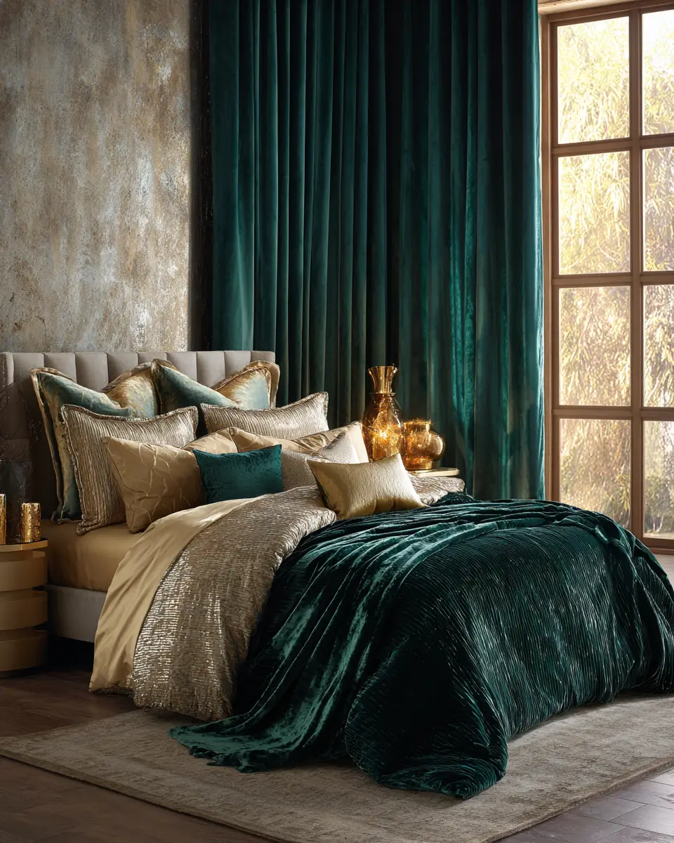 Warm Glam Bedroom Decor Ideas