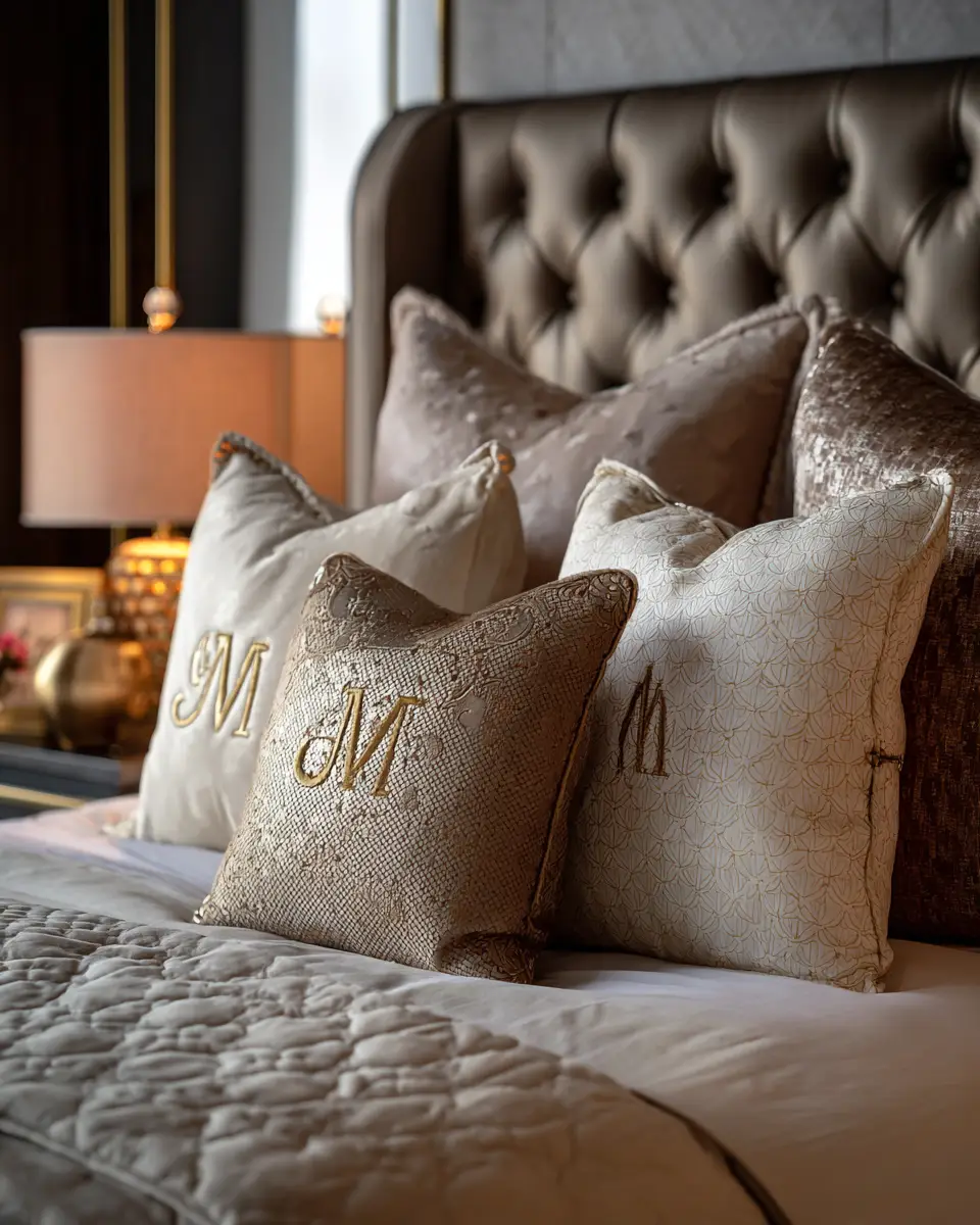 Warm Glam Bedroom Decor Ideas