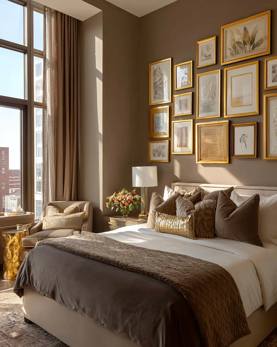 Warm Glam Bedroom Decor Ideas