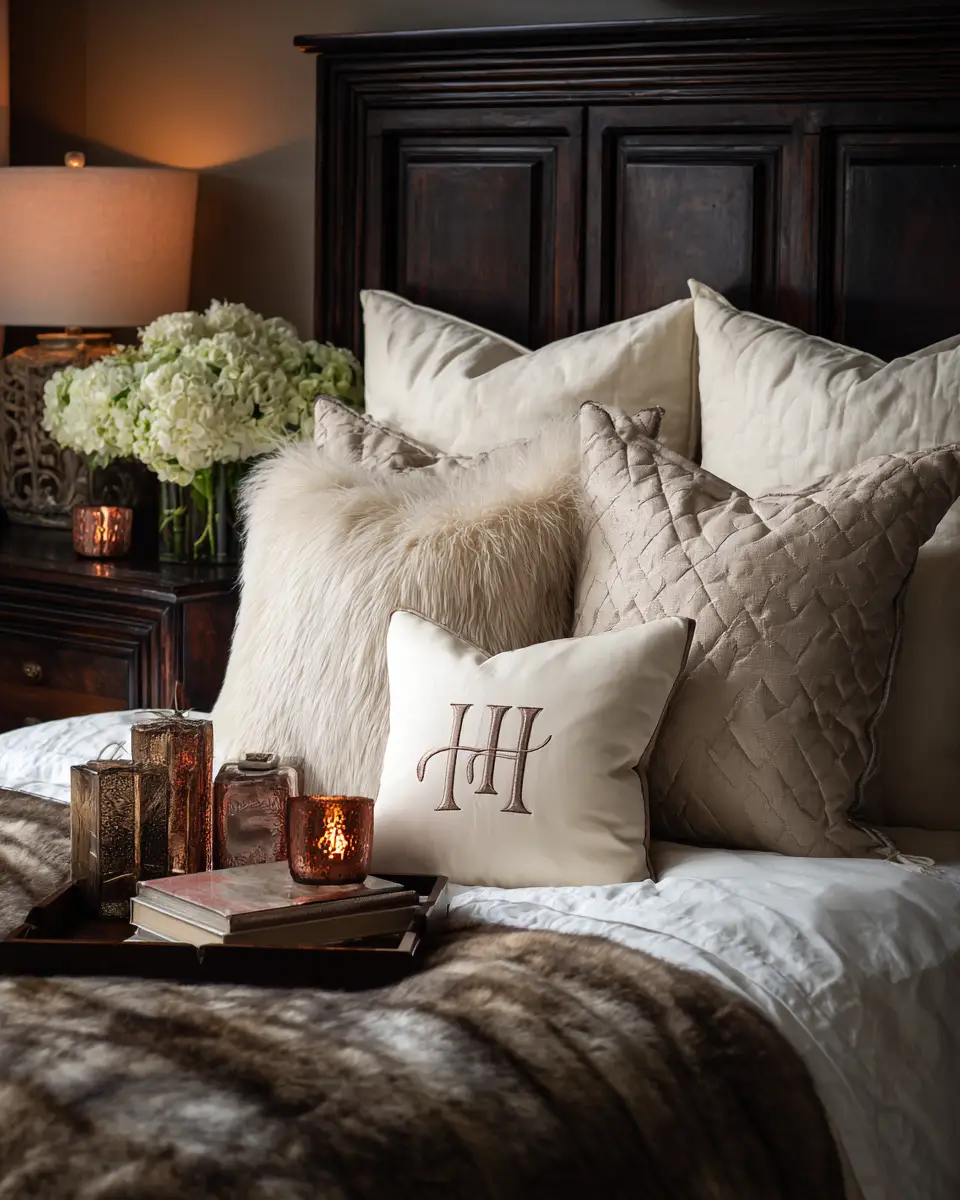 Warm Glam Bedroom Decor Ideas