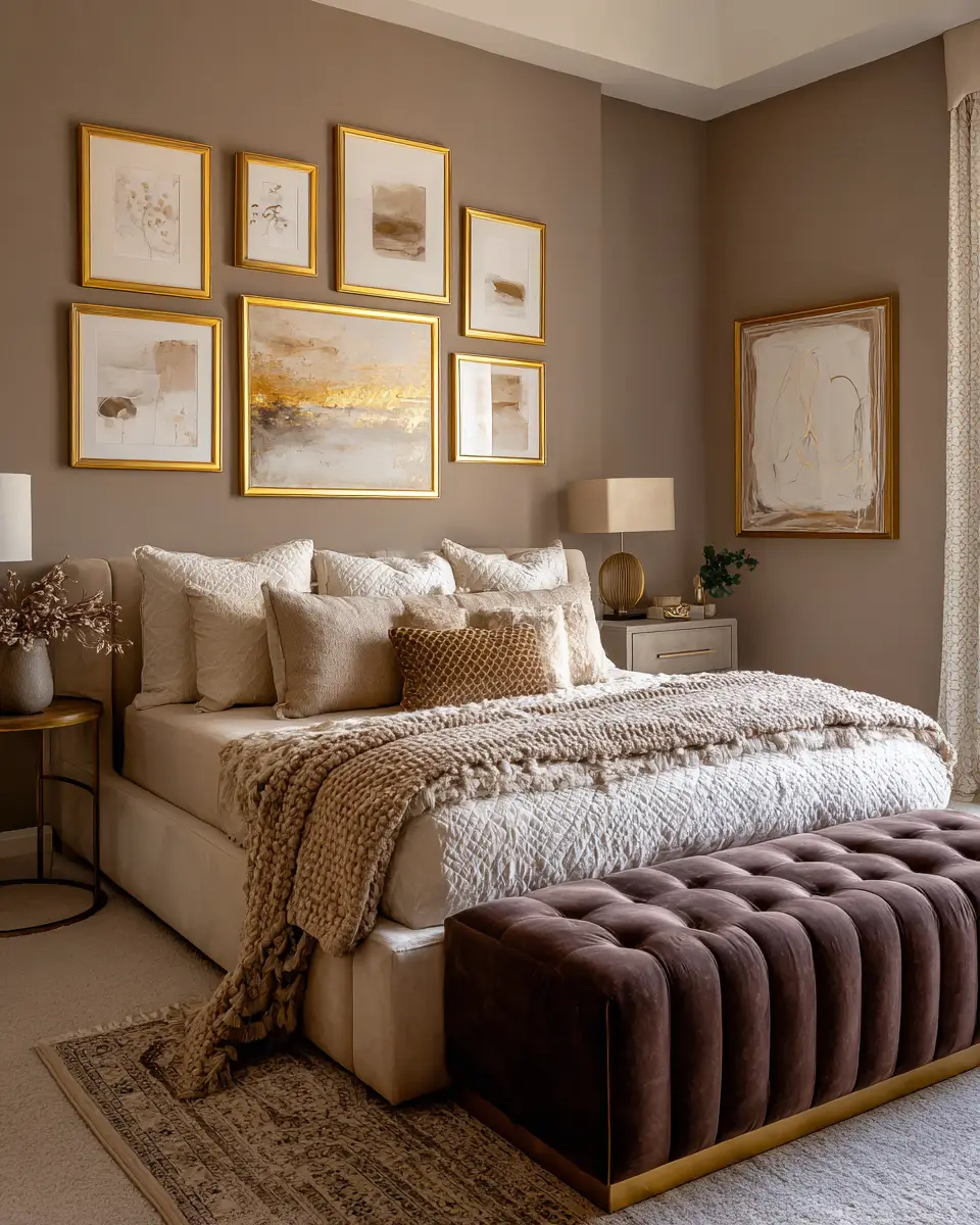 Warm Glam Bedroom Decor Ideas
