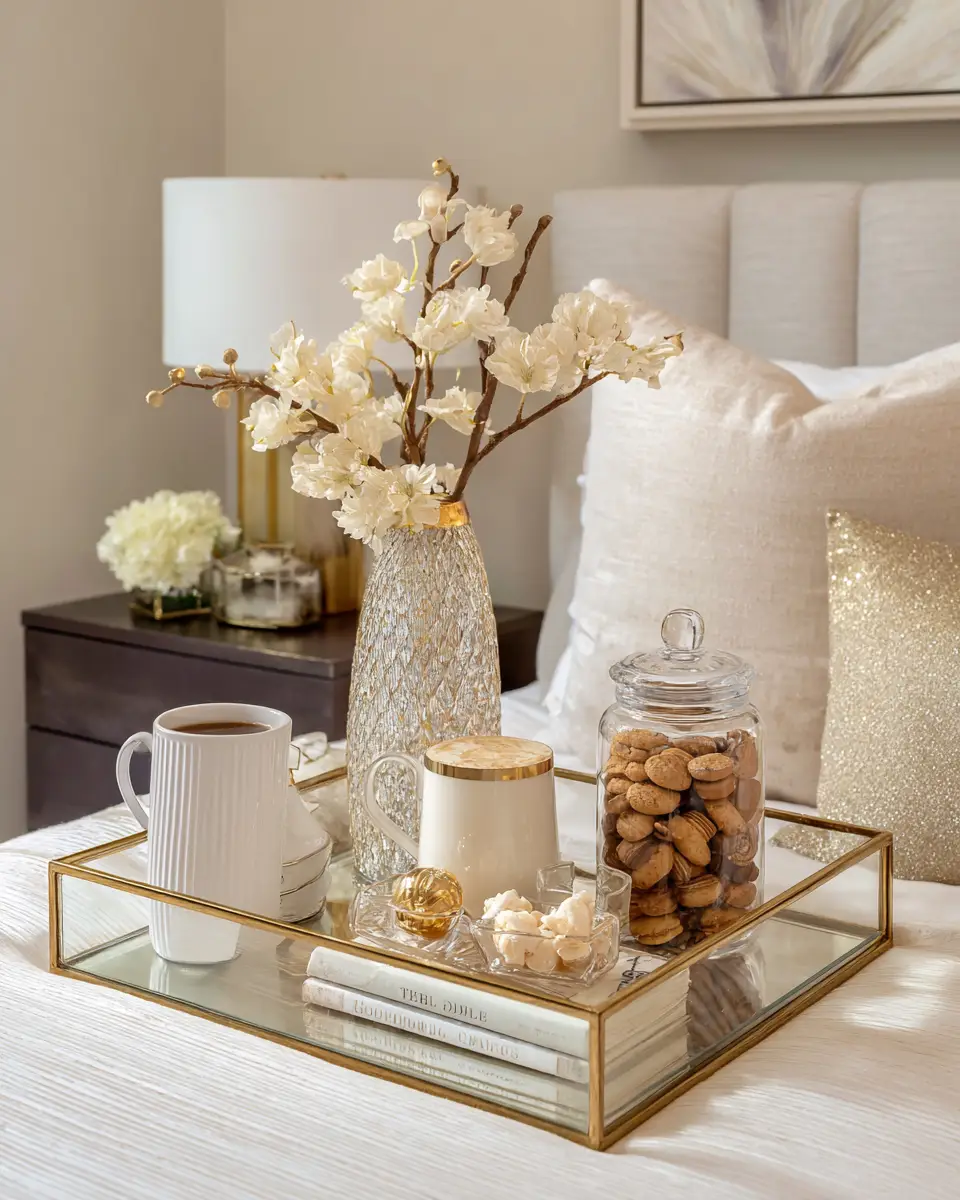 Warm Glam Bedroom Decor Ideas