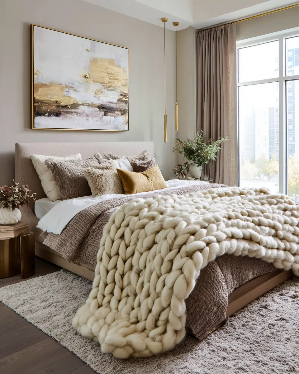 Warm Glam Bedroom Decor Ideas