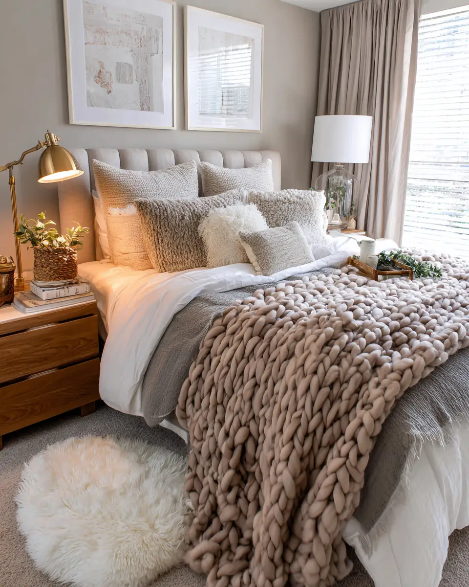 Warm Glam Bedroom Decor Ideas