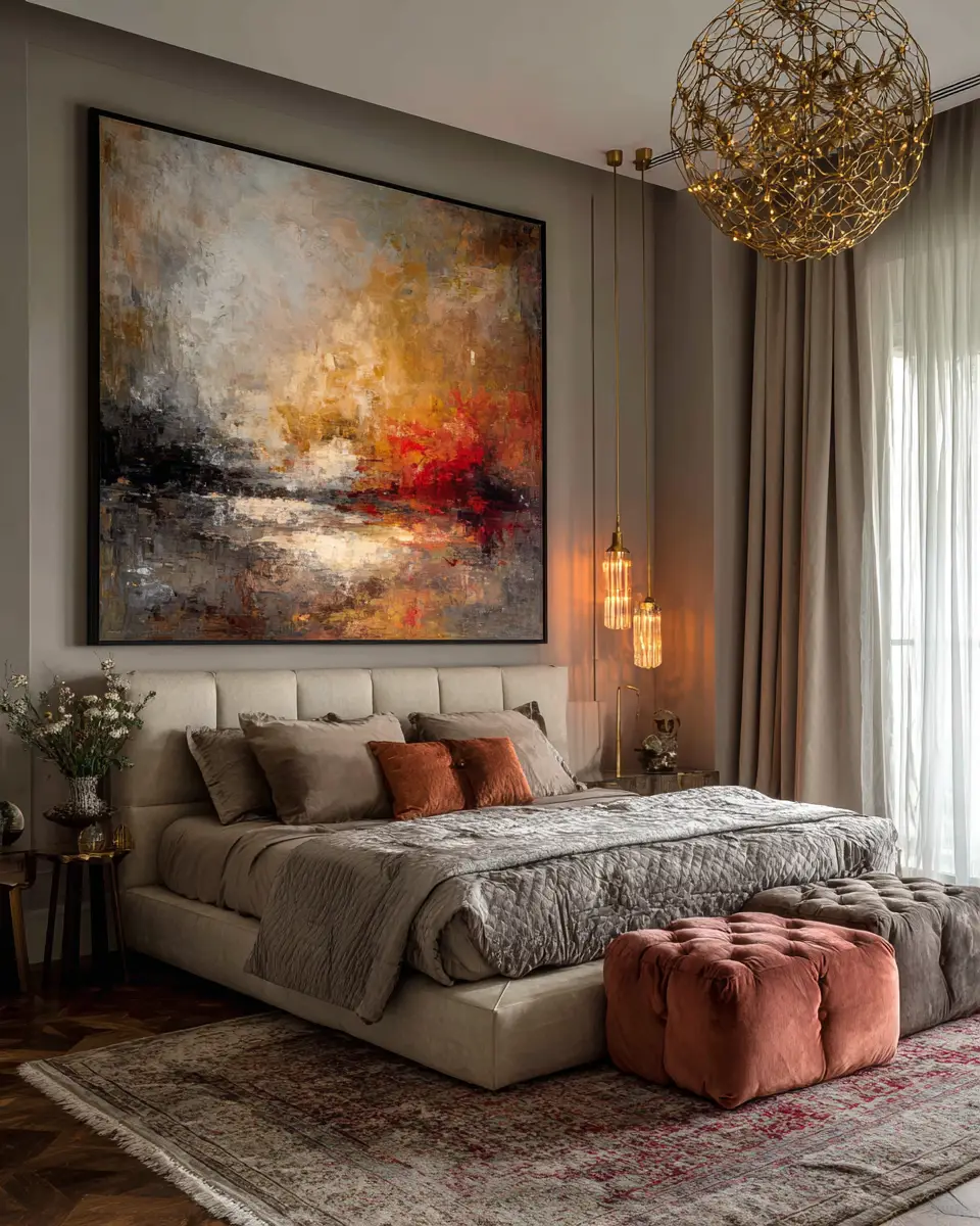 Warm Glam Bedroom Decor Ideas