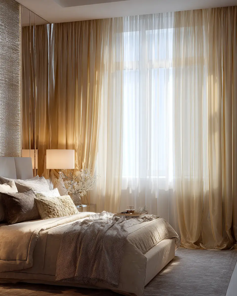 Warm Glam Bedroom Decor Ideas