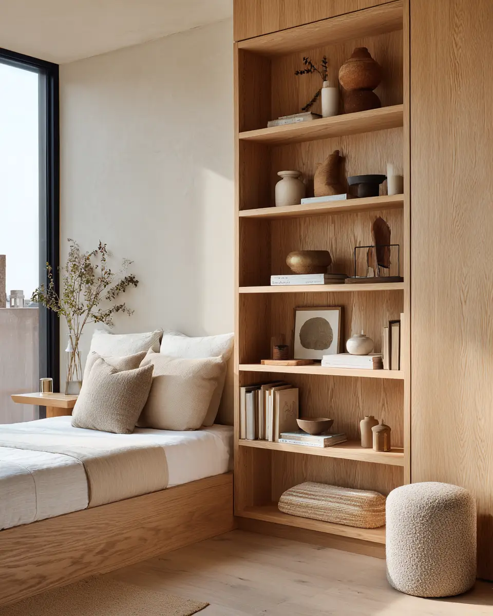 Warm Japandi Bedroom Decor Ideas