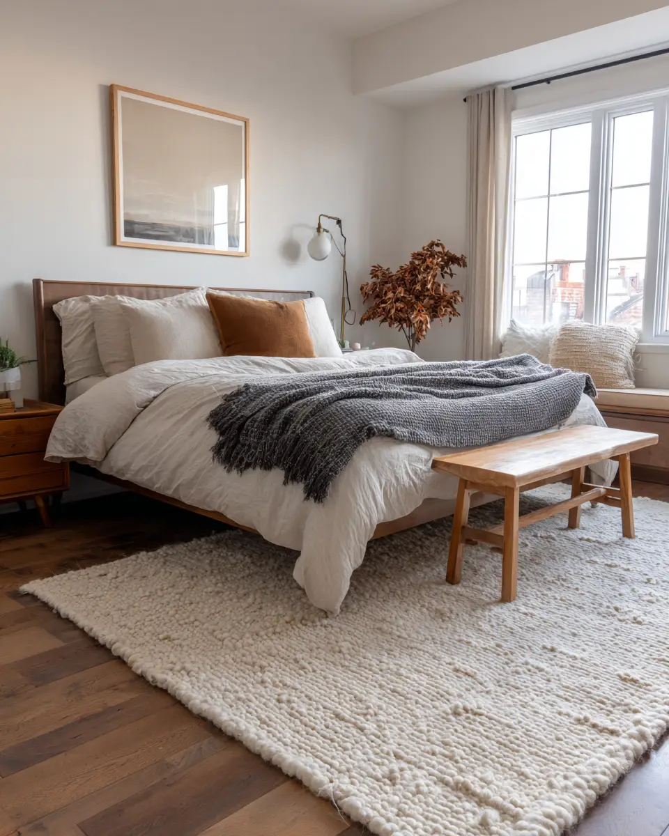 Warm Japandi Bedroom Decor Ideas