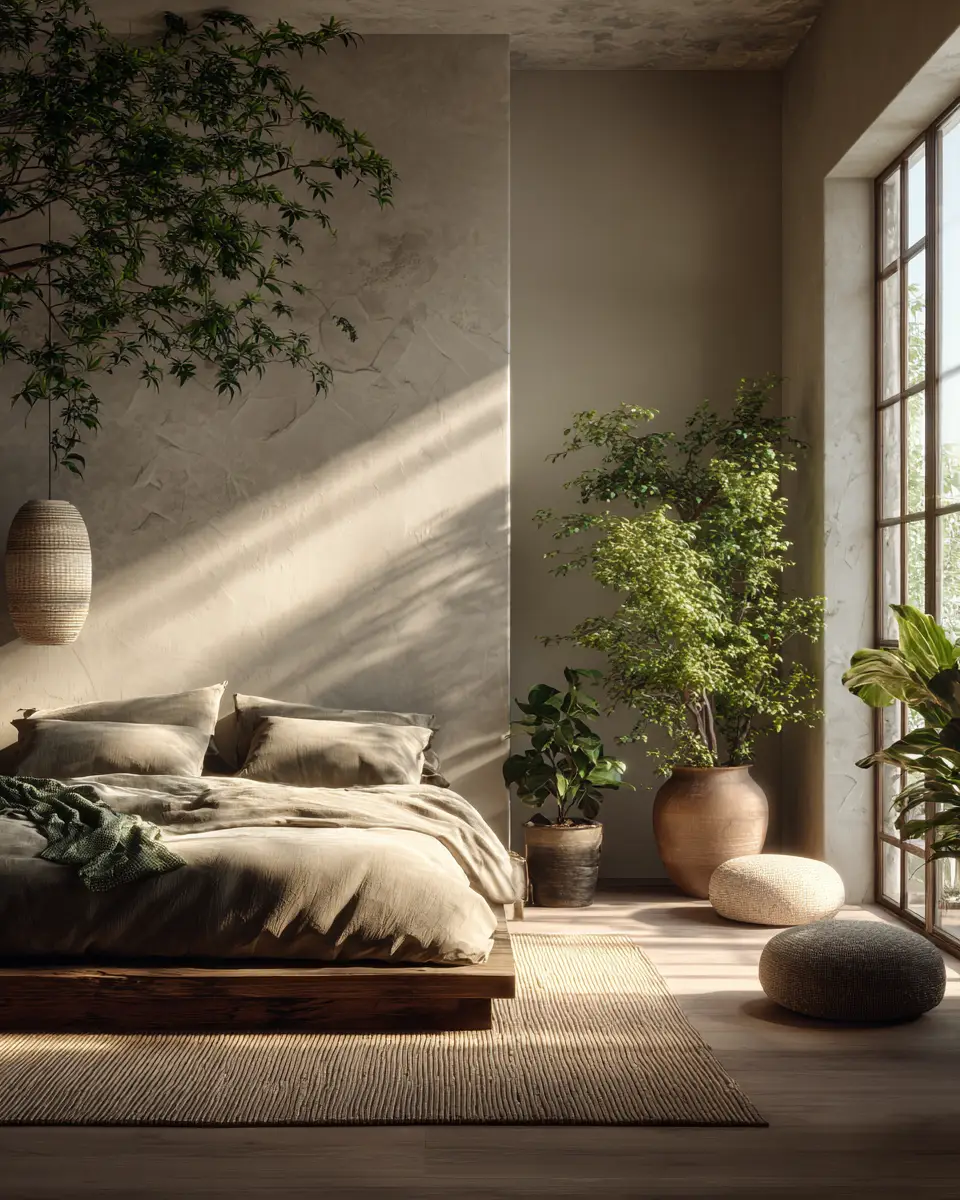 Warm Japandi Bedroom Decor Ideas