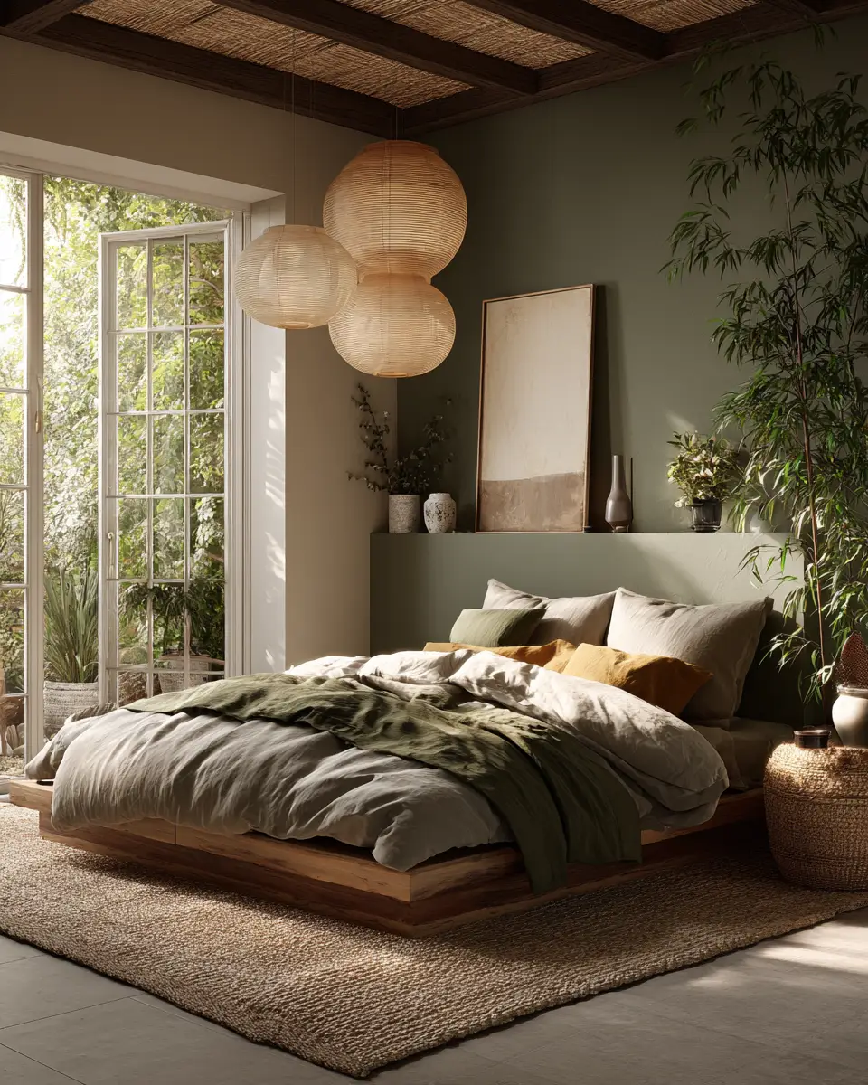 Warm Japandi Bedroom Decor Ideas