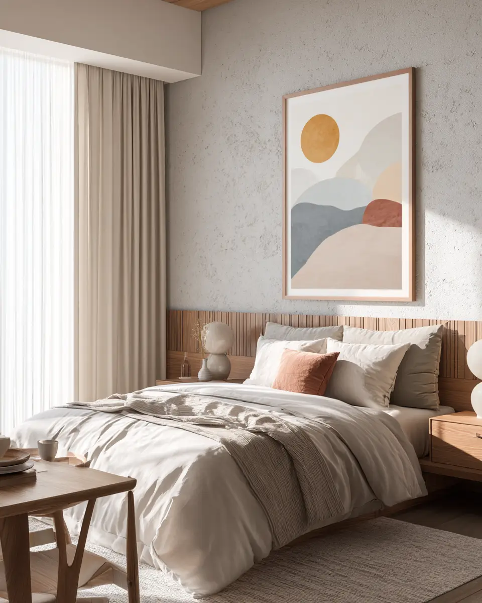 Warm Japandi Bedroom Decor Ideas