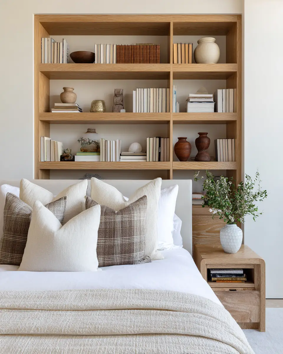 Warm Modern Farmhouse Bedroom Decor Ideas - Featured