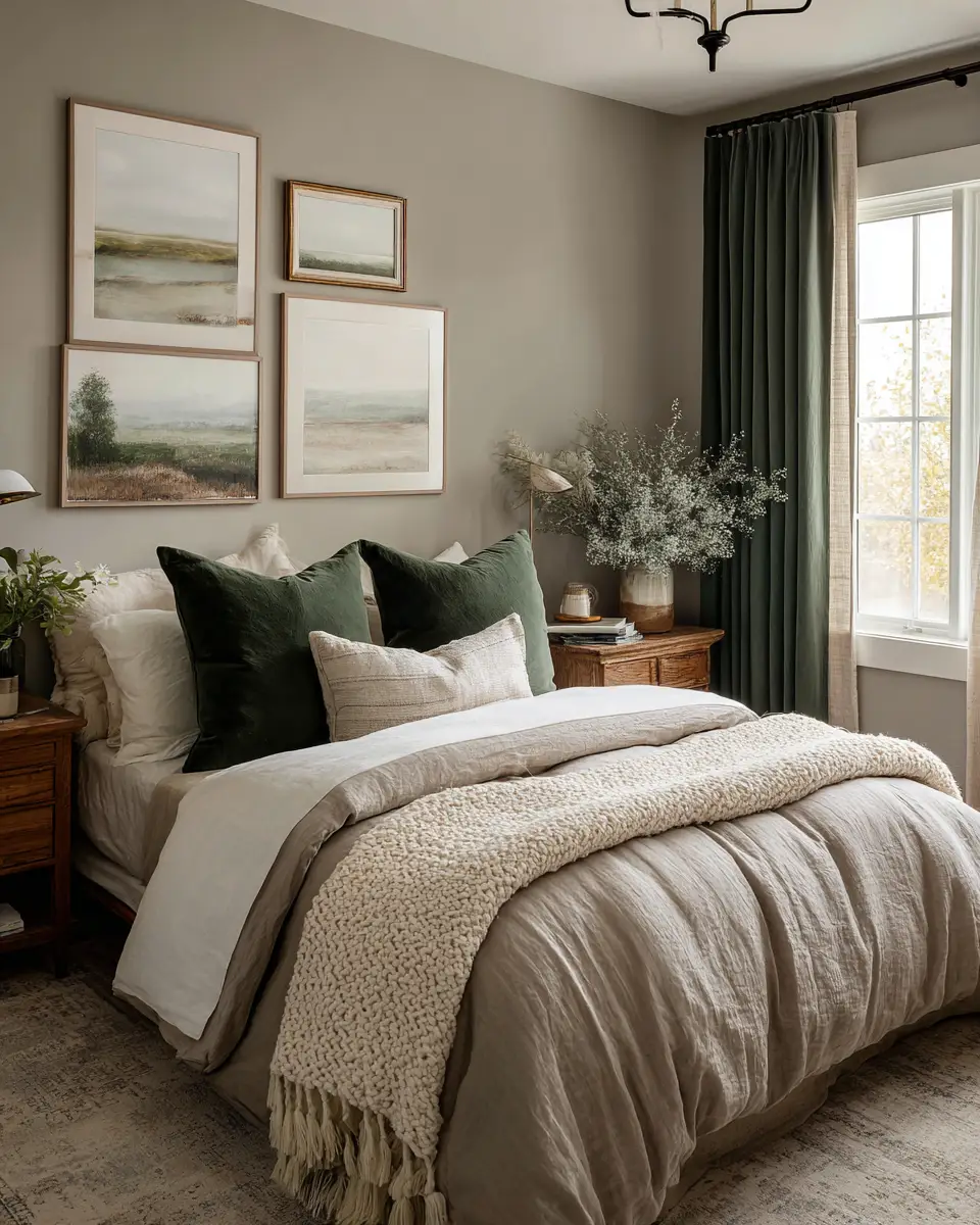 Warm Modern Farmhouse Bedroom Decor Ideas