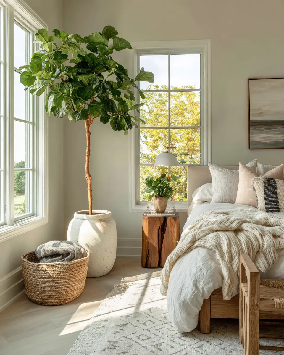 Warm Modern Farmhouse Bedroom Decor Ideas