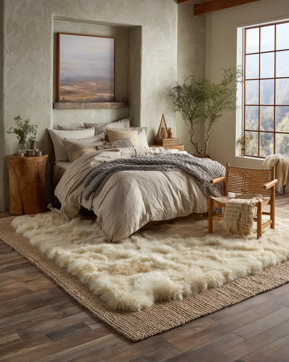 Warm Modern Farmhouse Bedroom Decor Ideas