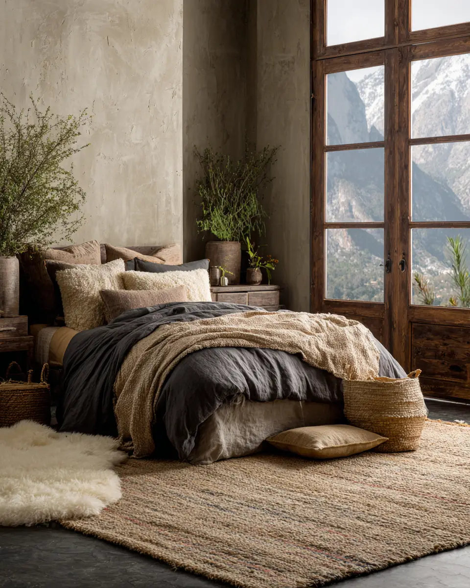 Warm Modern Farmhouse Bedroom Decor Ideas