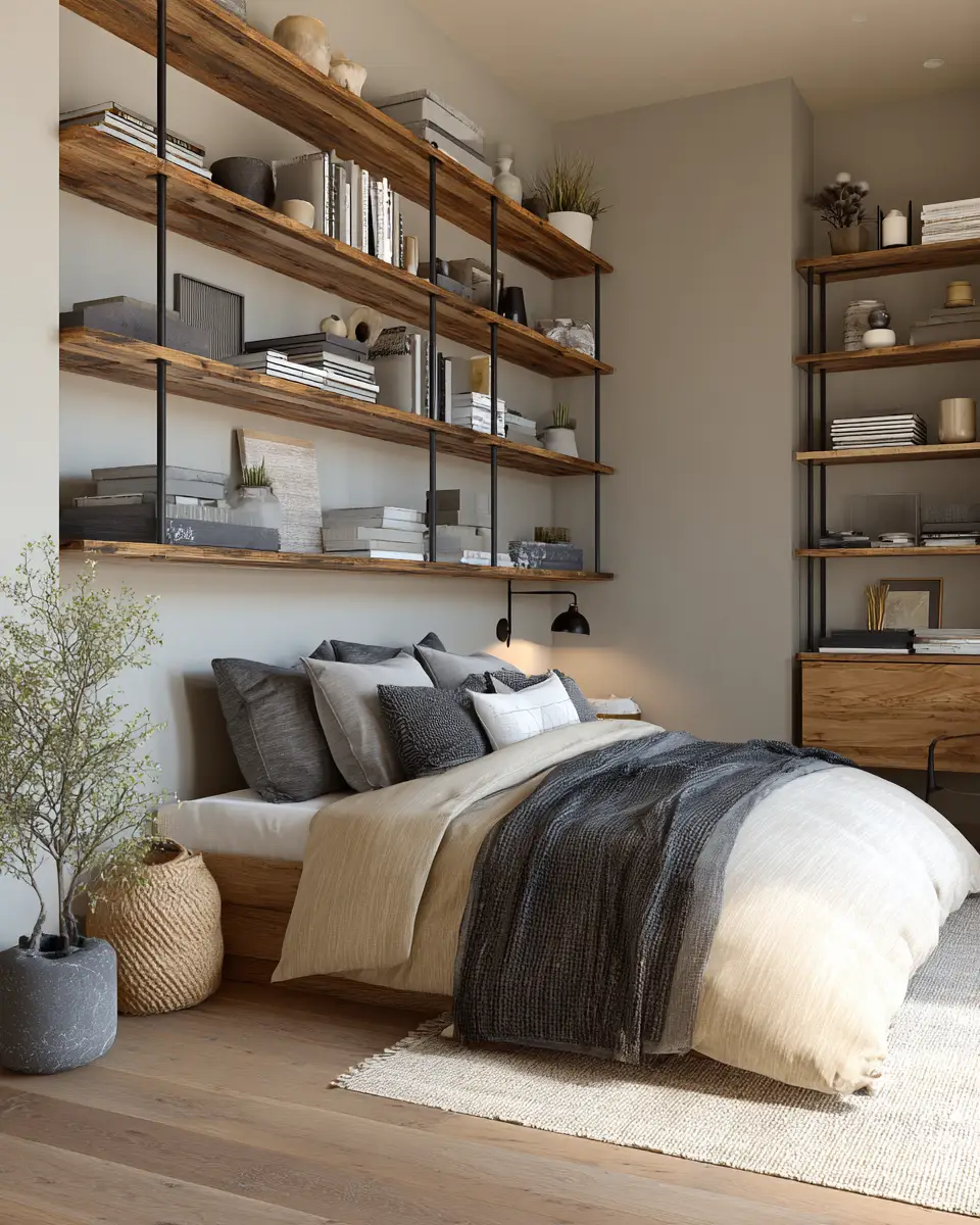 Warm Modern Farmhouse Bedroom Decor Ideas