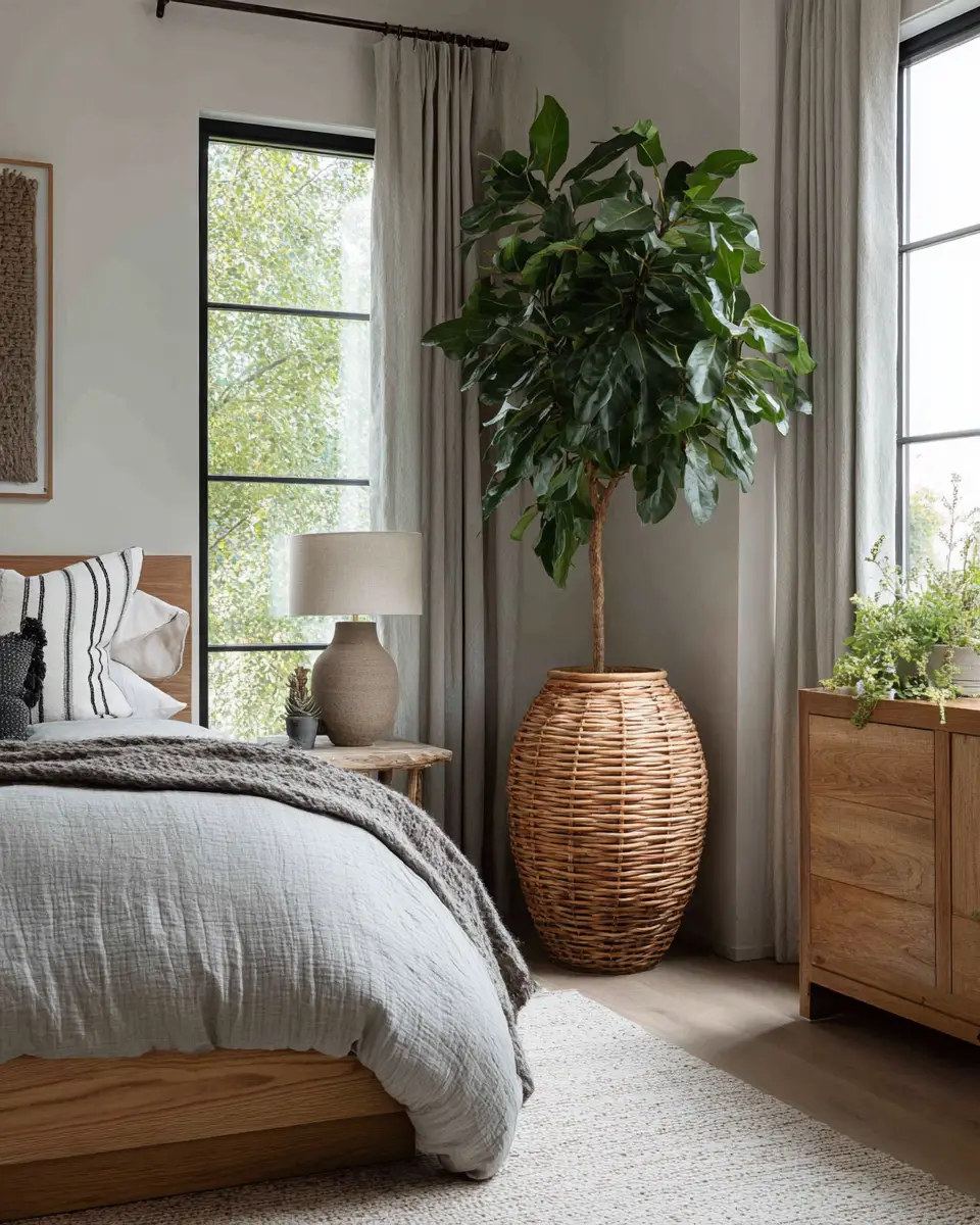 Warm Modern Farmhouse Bedroom Decor Ideas