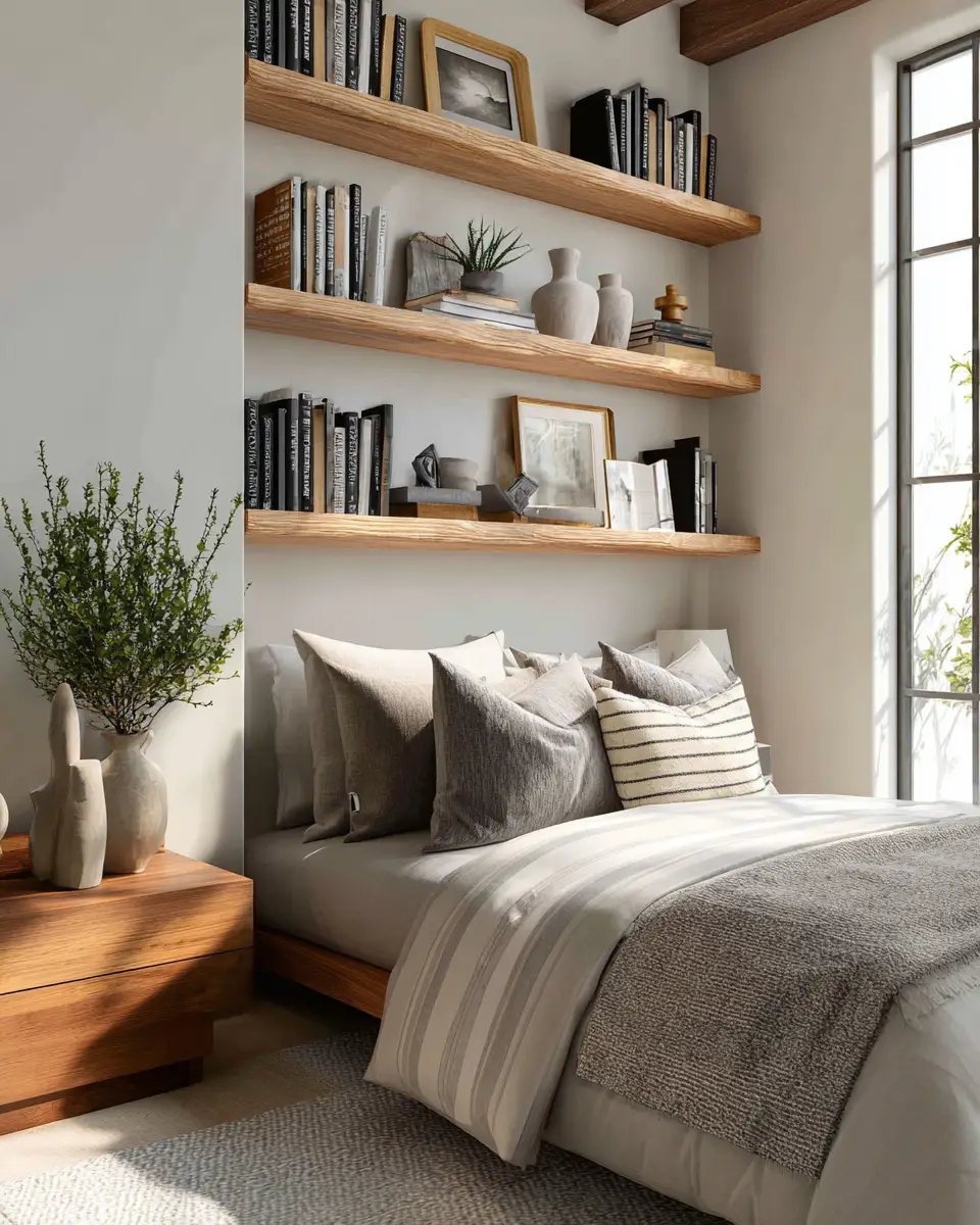 Warm Modern Farmhouse Bedroom Decor Ideas