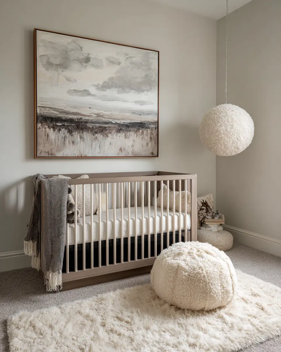 Warm Modern Farmhouse Nursery Decor Ideas