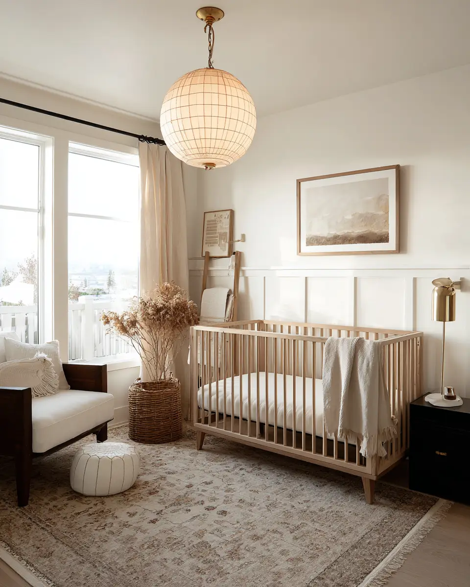 Warm Modern Farmhouse Nursery Decor Ideas