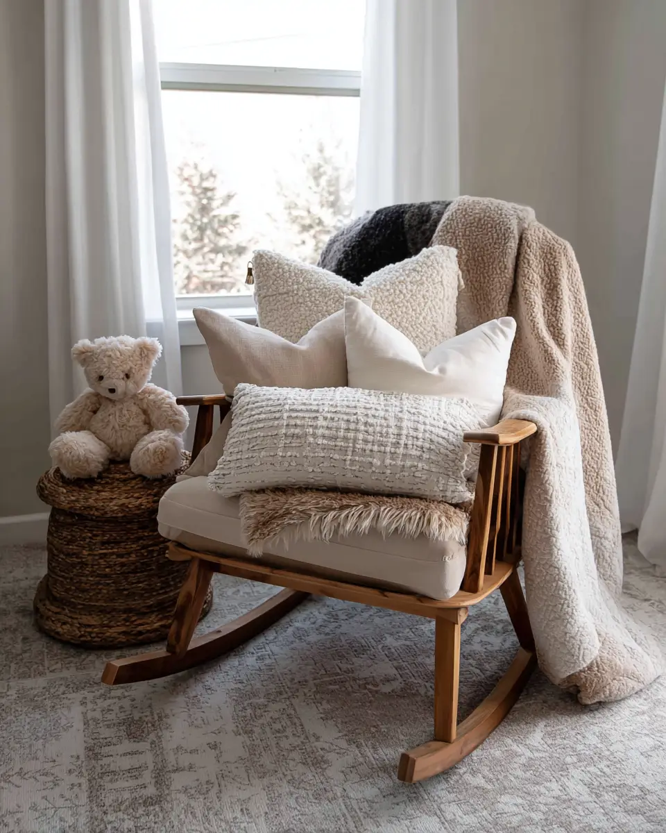 Warm Modern Farmhouse Nursery Decor Ideas