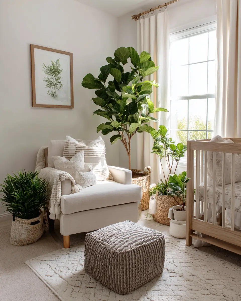 Warm Modern Farmhouse Nursery Decor Ideas