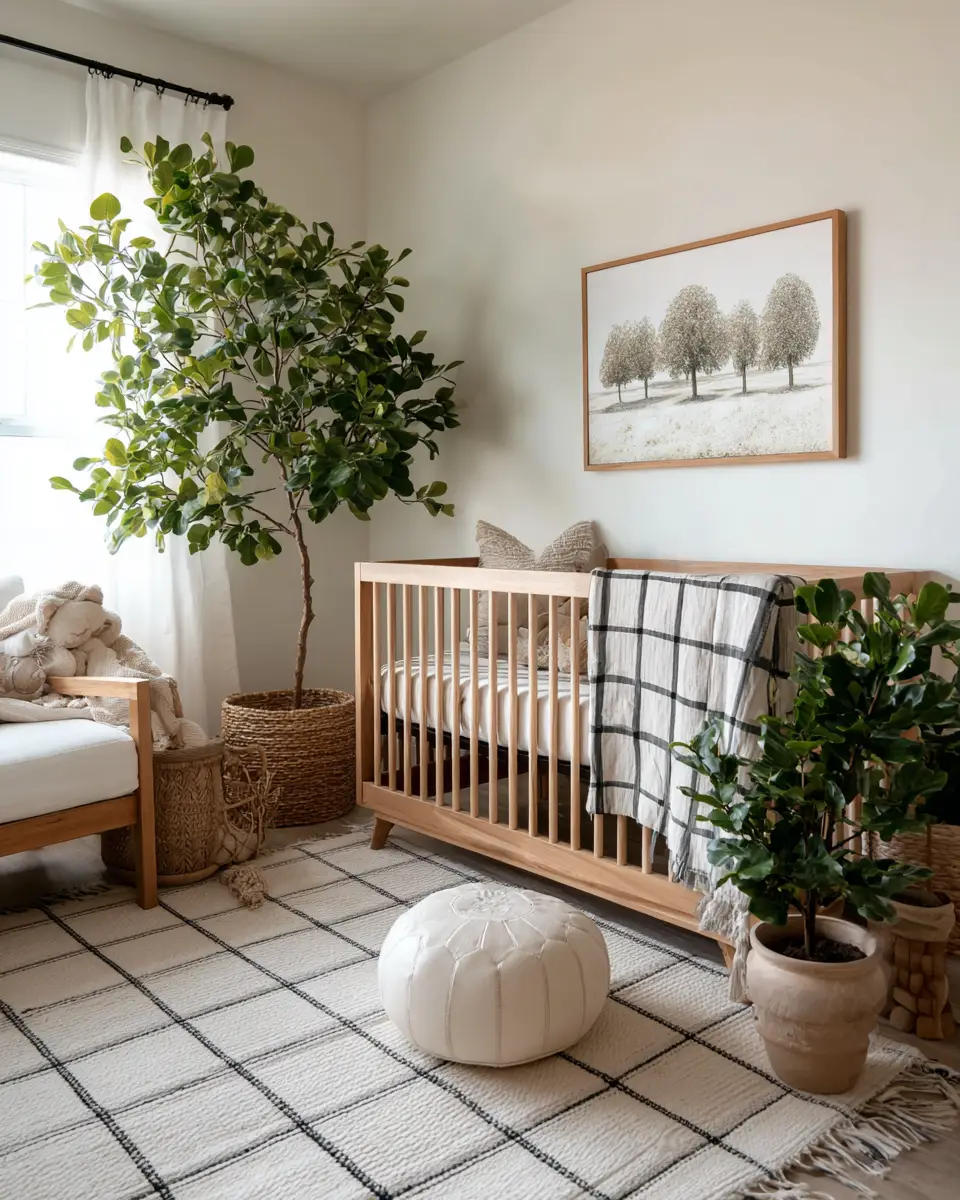 Warm Modern Farmhouse Nursery Decor Ideas