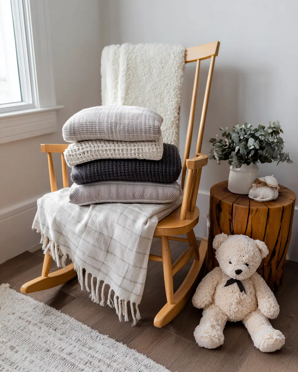 Warm Modern Farmhouse Nursery Decor Ideas