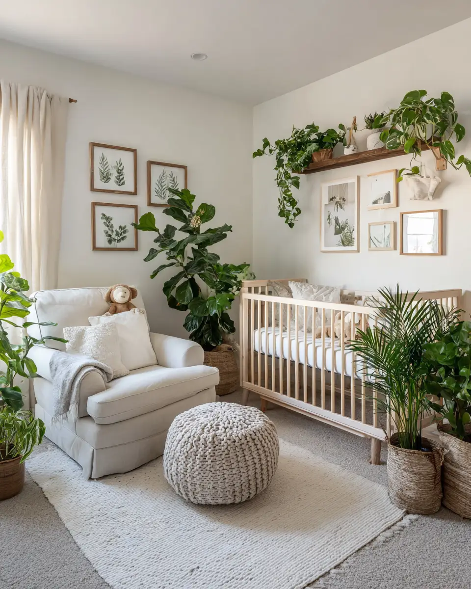 Warm Modern Farmhouse Nursery Decor Ideas