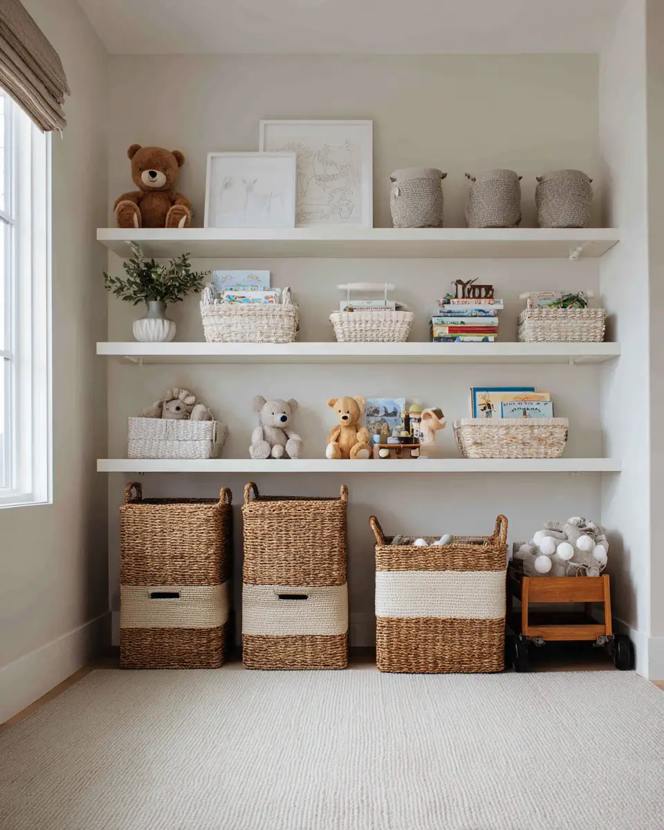 Warm Modern Farmhouse Nursery Decor Ideas