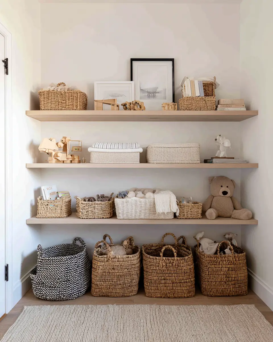 Warm Modern Farmhouse Nursery Decor Ideas