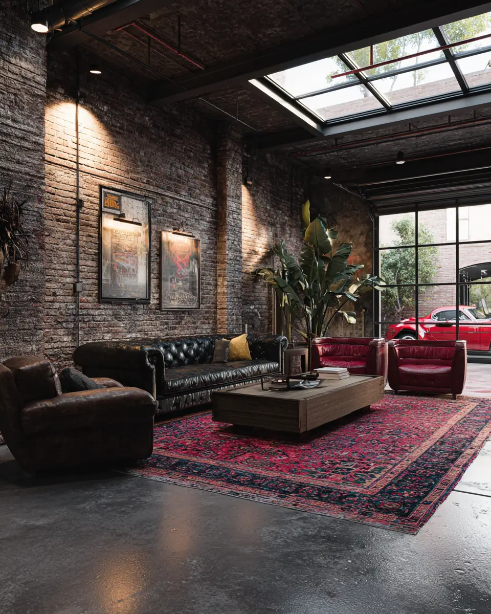 Warm Modern Garage Decor Ideas