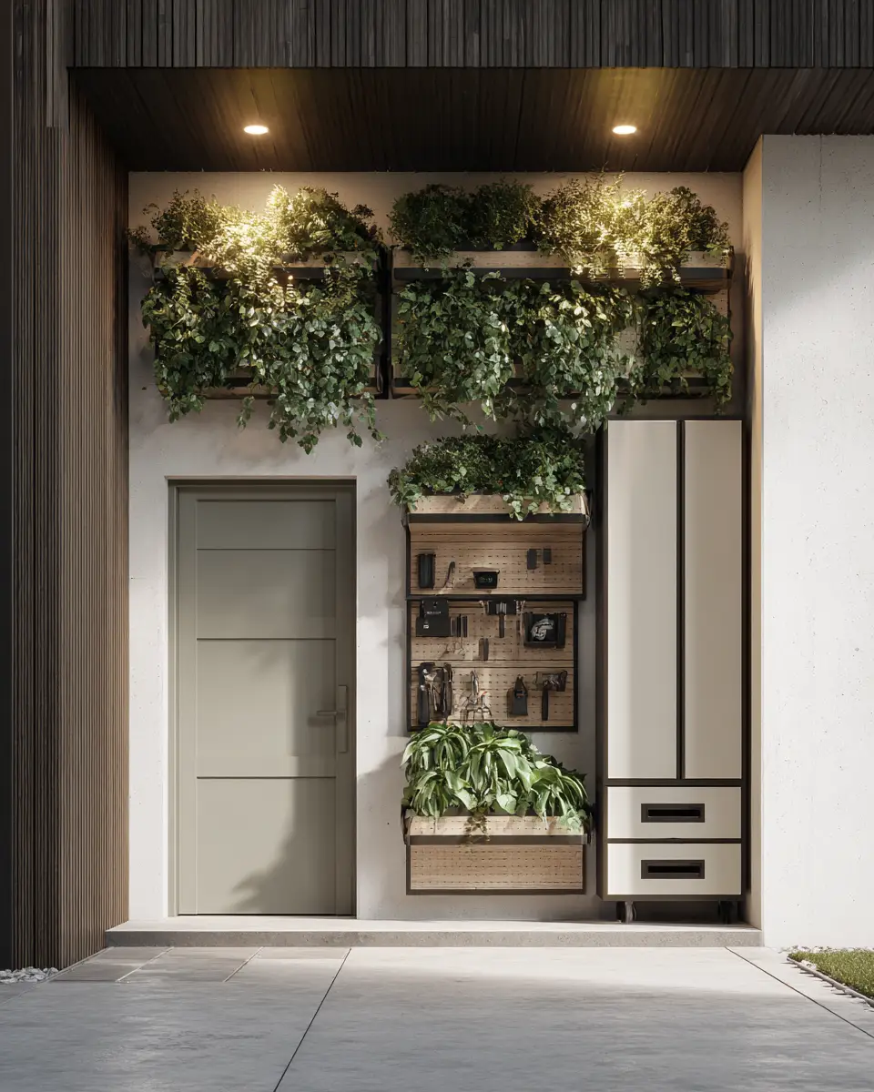 Warm Modern Garage Decor Ideas