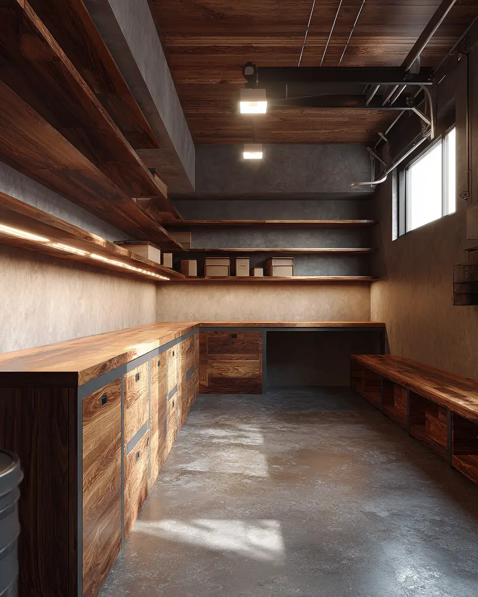 Warm Modern Garage Decor Ideas