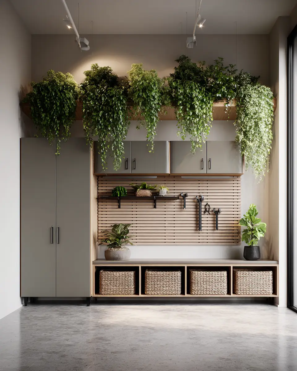 Warm Modern Garage Decor Ideas