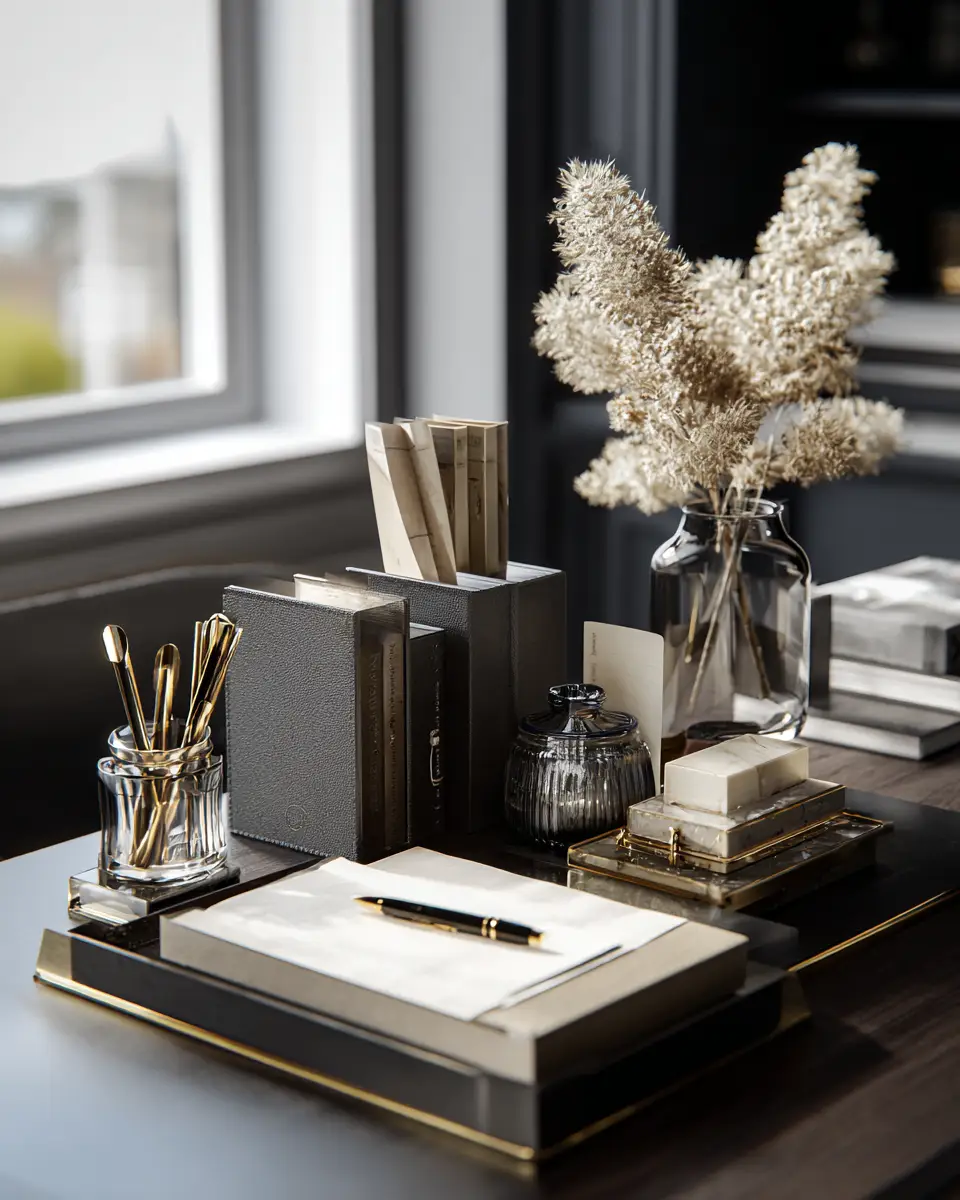 Warm Modern Home Office Decor Ideas