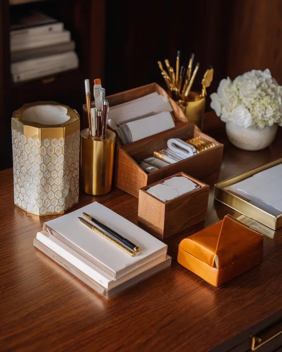 Warm Modern Home Office Decor Ideas