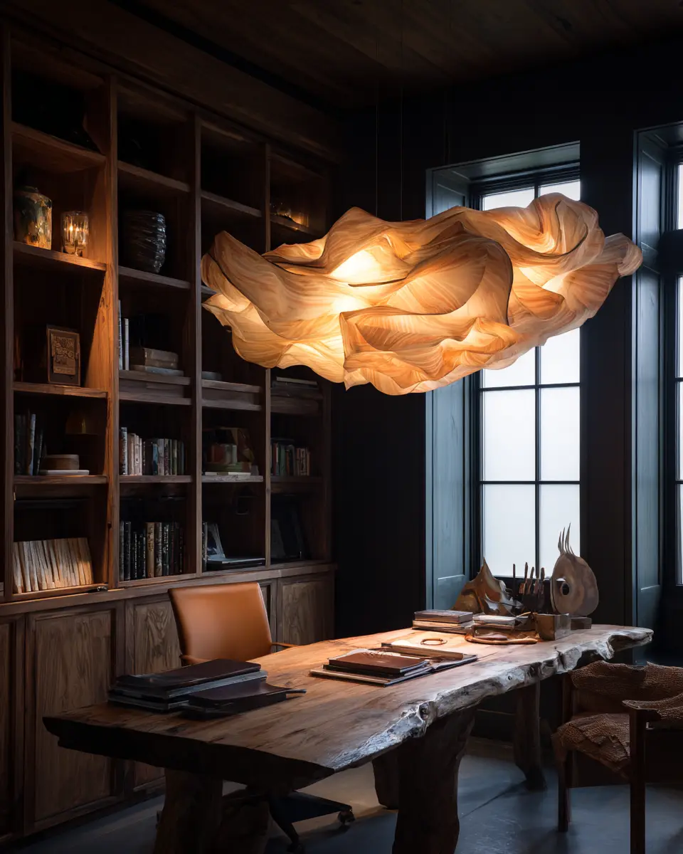 Warm Modern Home Office Decor Ideas