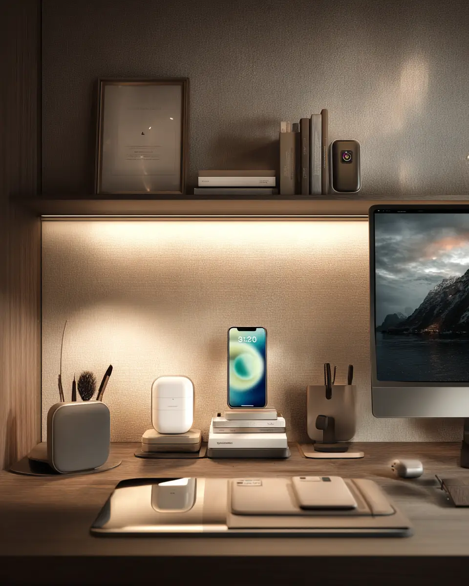 Warm Modern Home Office Decor Ideas