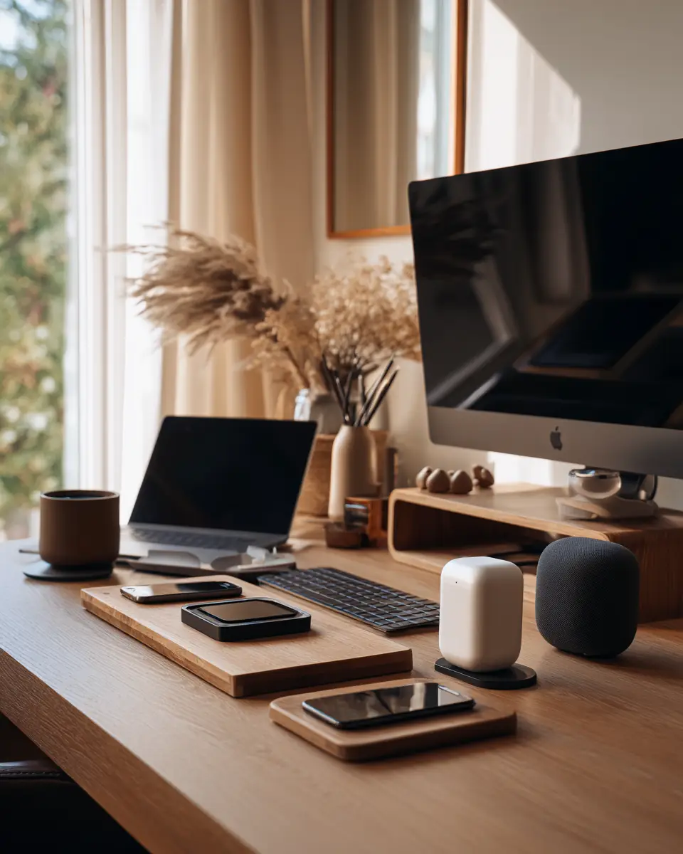 Warm Modern Home Office Decor Ideas