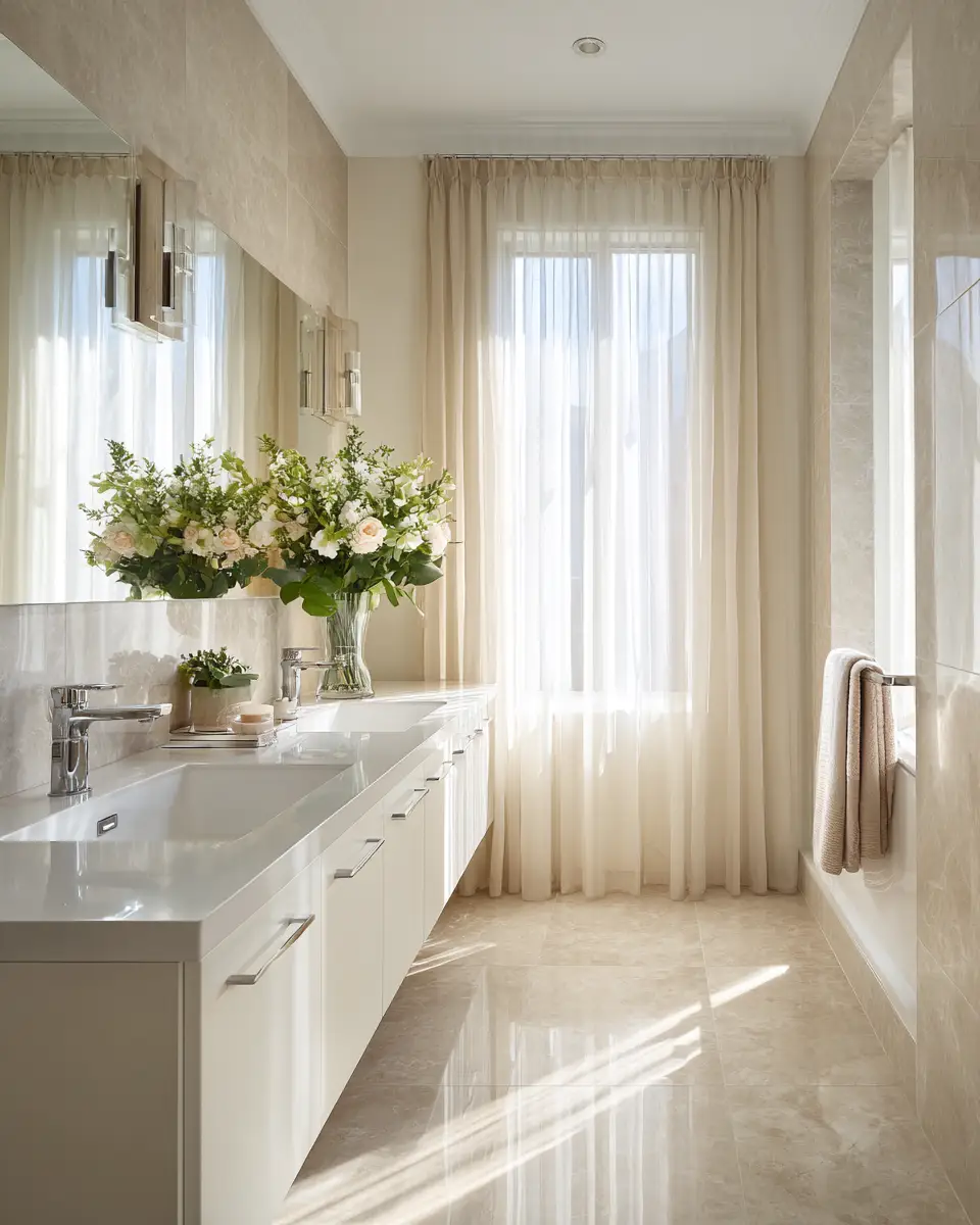 Warm Neutral Bathroom Decor Ideas