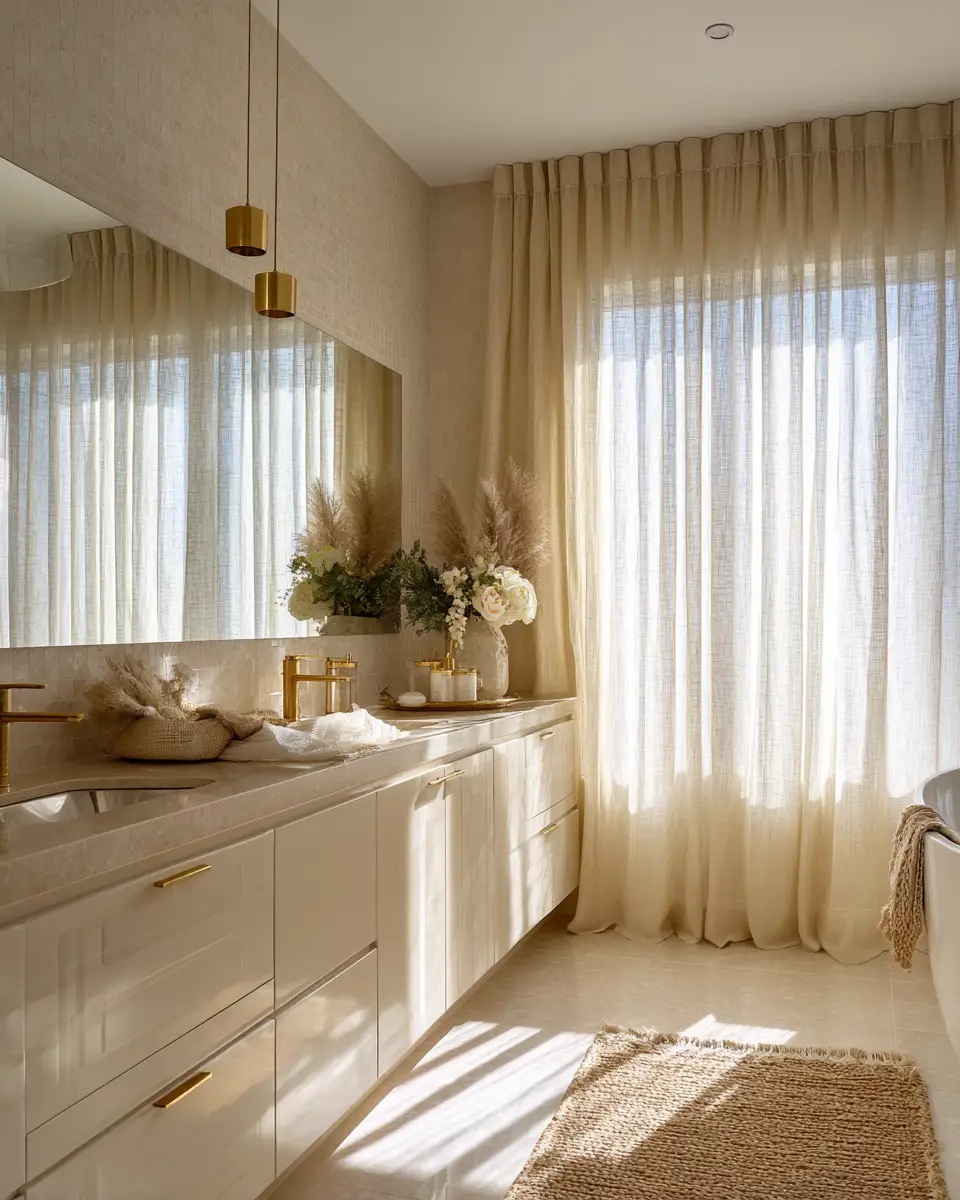 Warm Neutral Bathroom Decor Ideas