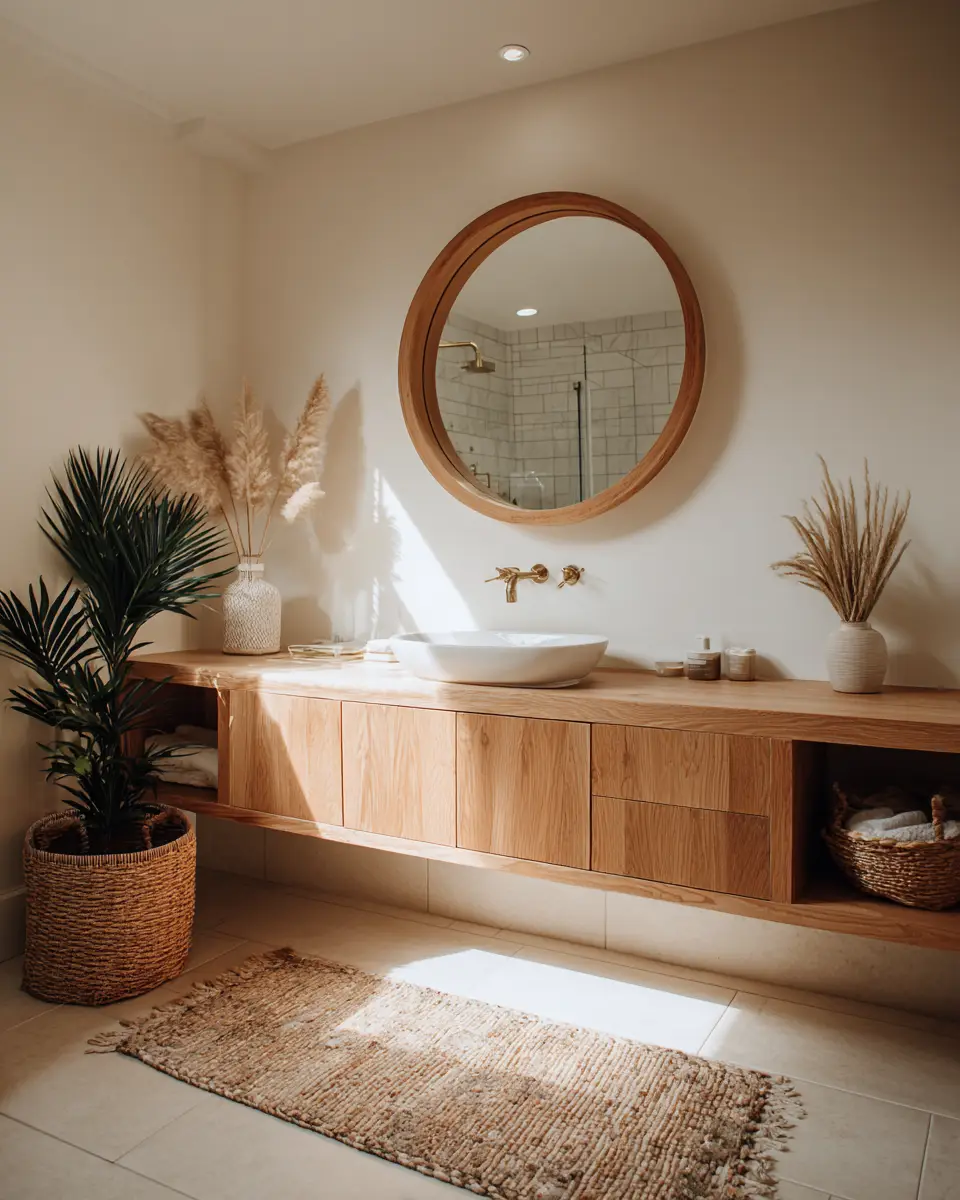 Warm Neutral Bathroom Decor Ideas