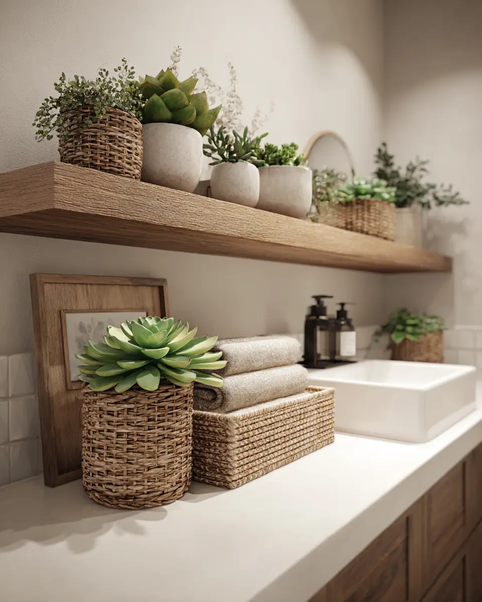 Warm Neutral Bathroom Decor Ideas