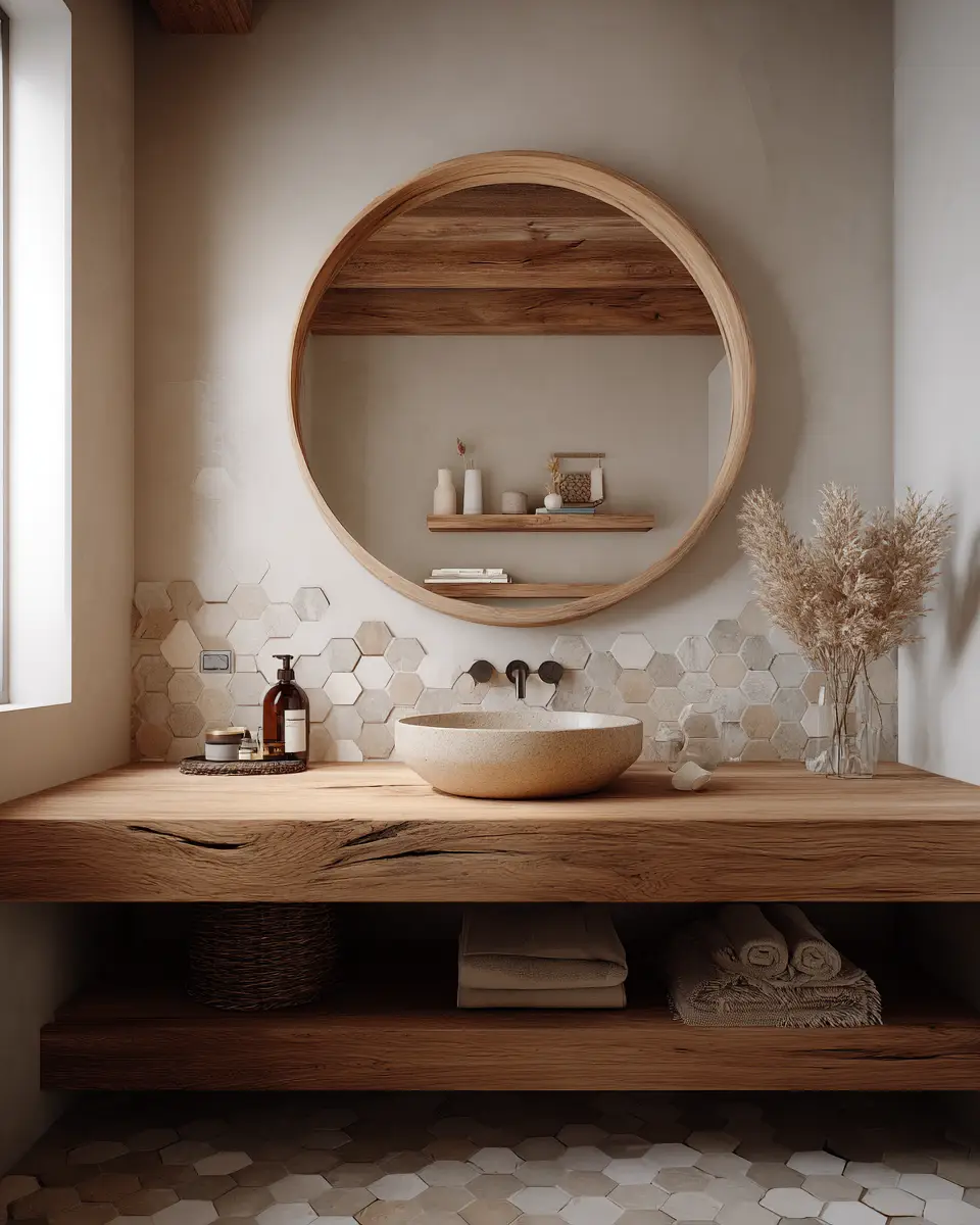 Warm Neutral Bathroom Decor Ideas